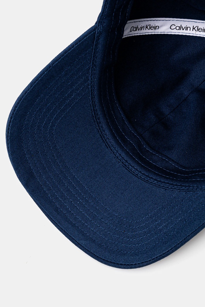 Calvin Klein șapcă pentru bărbați de bumbac bleumarin LV04G5004G