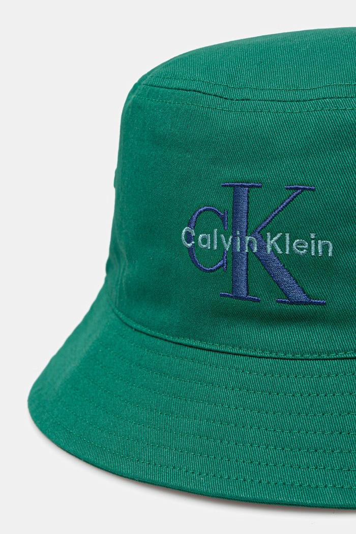 Calvin Klein Jeans férfi pamut halászsapka LV04G5020G zöld SS26