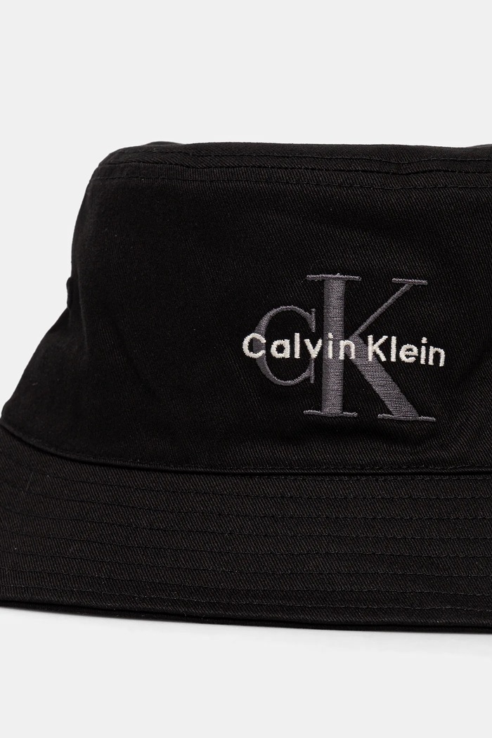 Calvin Klein Jeans καπέλο bucket ανδρικό βαμβακερό LV04G5020G μαύρο SS26