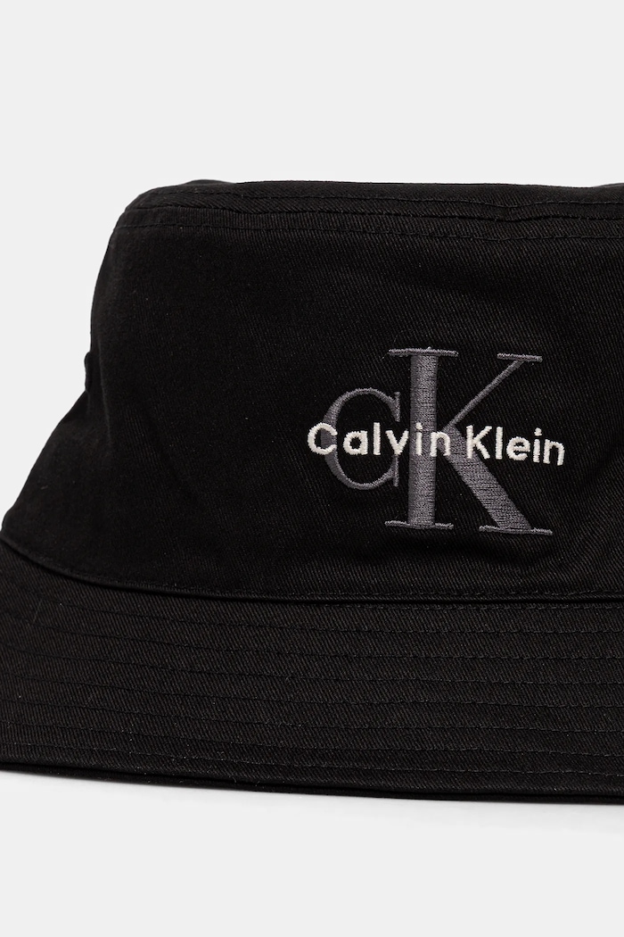 Calvin Klein Jeans καπέλο bucket ανδρικό βαμβακερό LV04G5020G μαύρο SS26