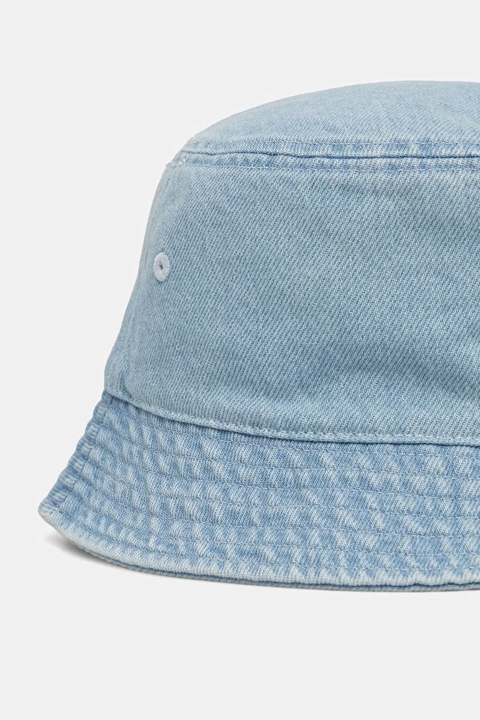 Calvin Klein Jeans klobúk bucket pánsky rifľový LV04G5021G modrá SS26