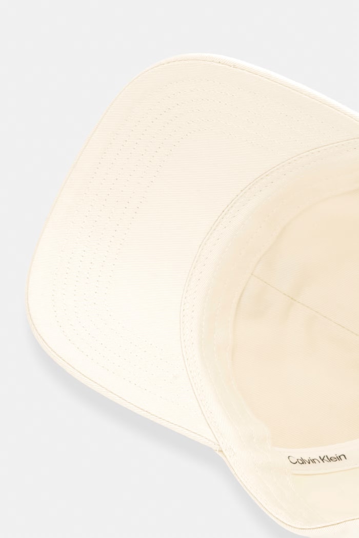 Doplnky Calvin Klein čiapka so šiltom pánska bavlnená LV04G5002G béžová
