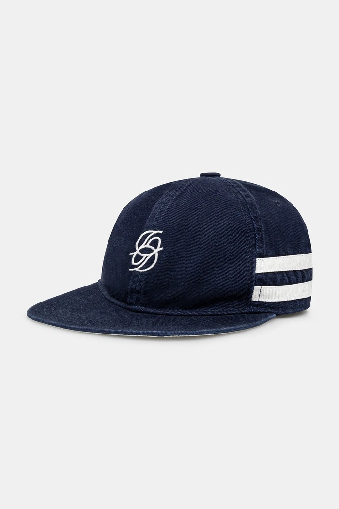 Drôle de Monsieur pamut baseball sapka La Casquette D Miroir aplikációval sötétkék G.CP169.CO138.DNY