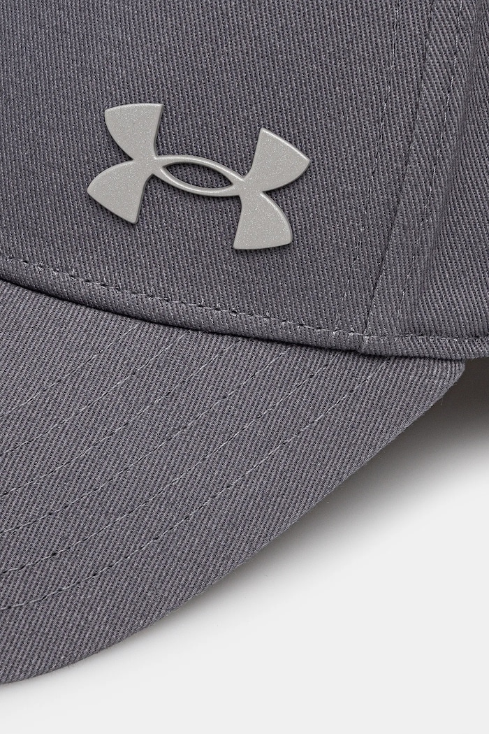 Under Armour шапка с козирка мъжка от памук 1389695 сив SS26