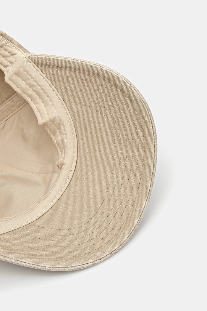 Guess czapka z daszkiem bawełniana MERAK beżowy Z5GZ03.WO07T
