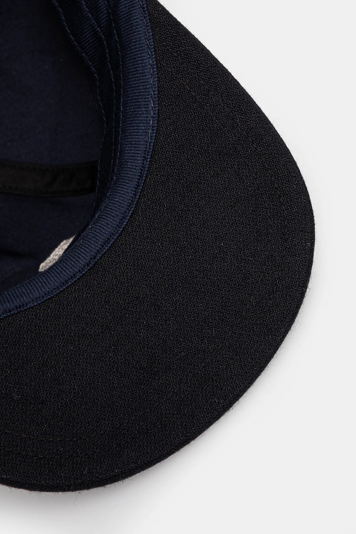 Visvim gyapjú siltes sapka Honus Cap sötétkék 125103003011