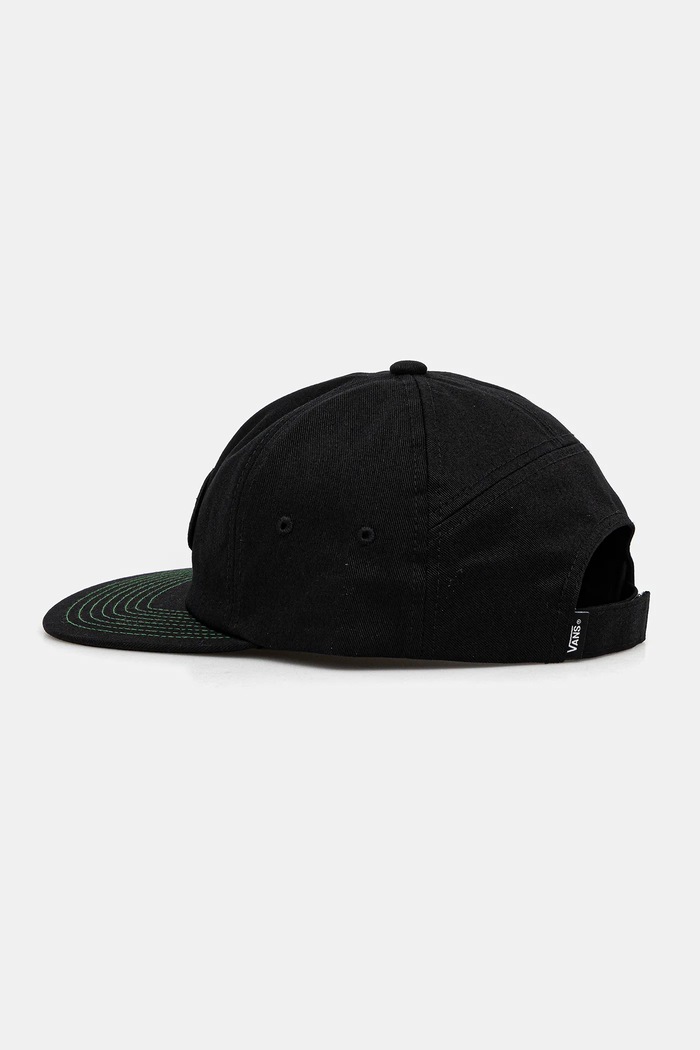 Akcesoria Vans czapka z daszkiem bawełniana VN000MPHBLK1 czarny