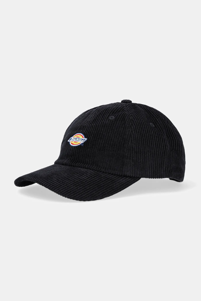 Manšestrová kšiltovka Dickies bavlna černá DK0A4ZAYBLK1