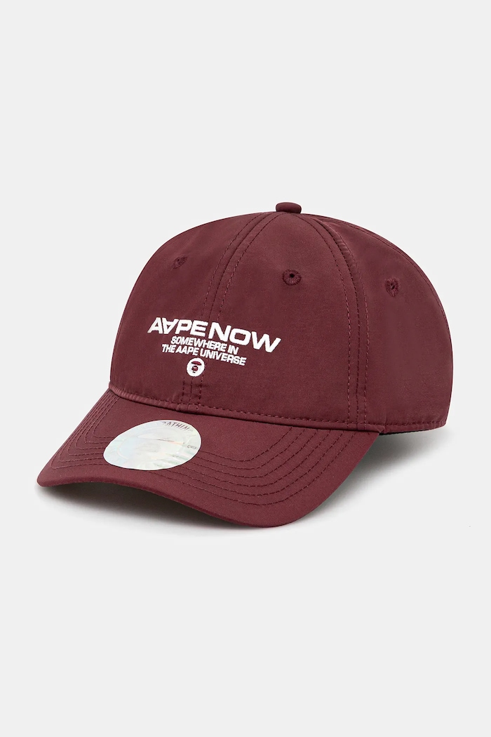 Кепка AAPE Now гладкий бордо AAPCPM5255XXO
