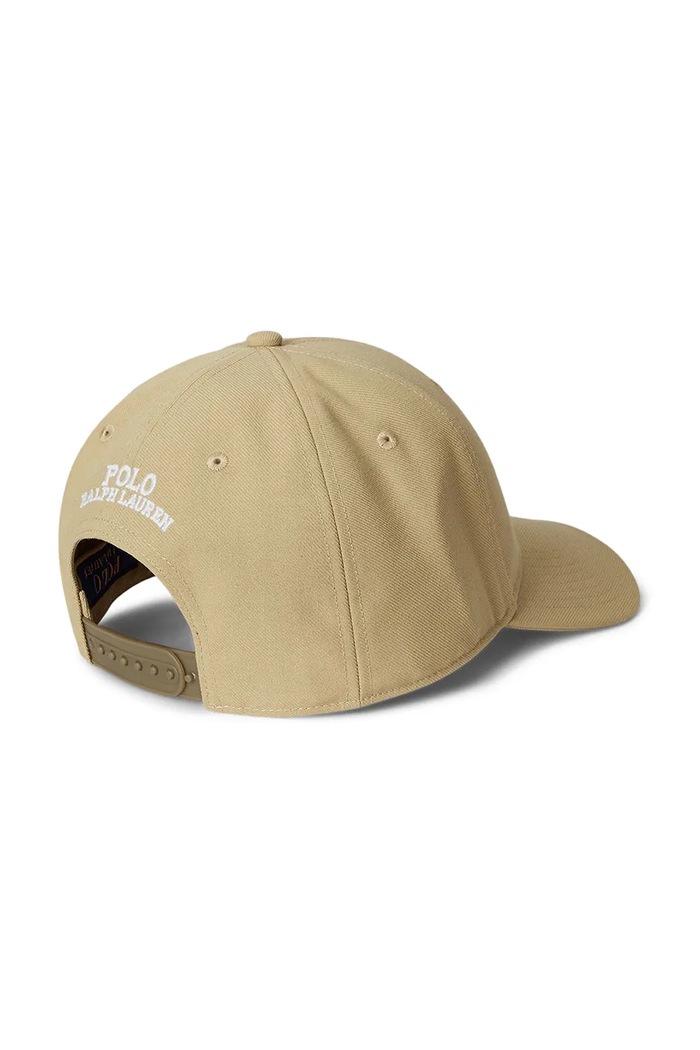 Polo Ralph Lauren Czapka z daszkiem 710960530 beżowy SS25