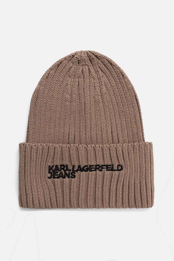 Karl Lagerfeld Jeans czapka pozostałe beżowy A1W33004