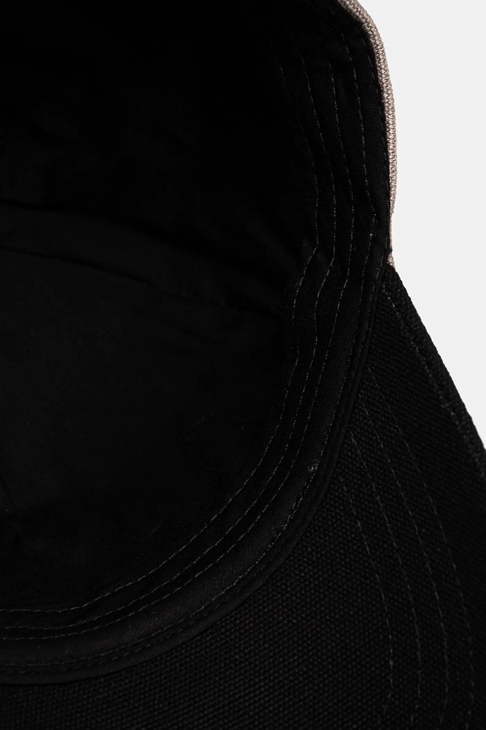 Karl Lagerfeld Jeans czapka z daszkiem bawełniana szary A1W33138
