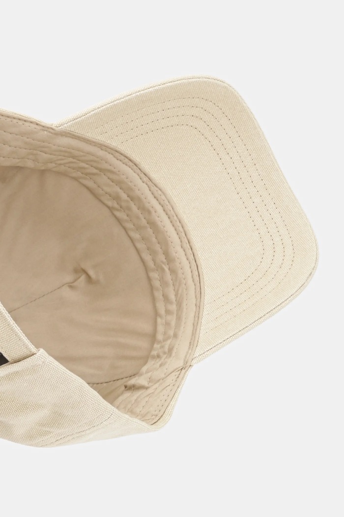 Karl Lagerfeld Jeans czapka z daszkiem bawełniana beżowy A1W33002