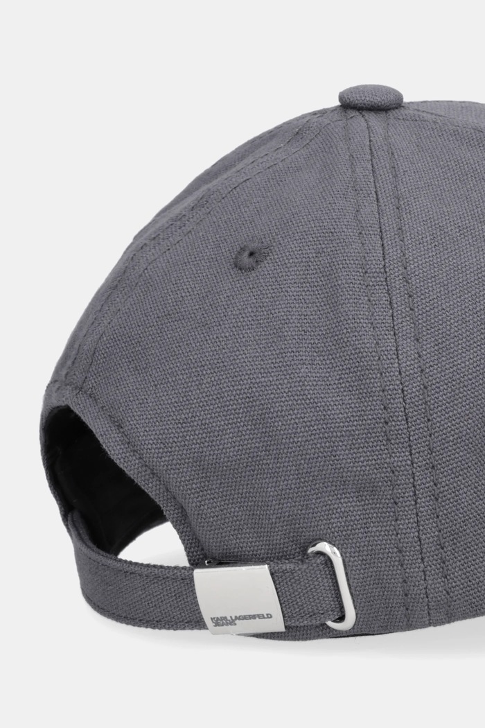 Kiegészítők Karl Lagerfeld Jeans pamut baseball sapka A1W33002 szürke