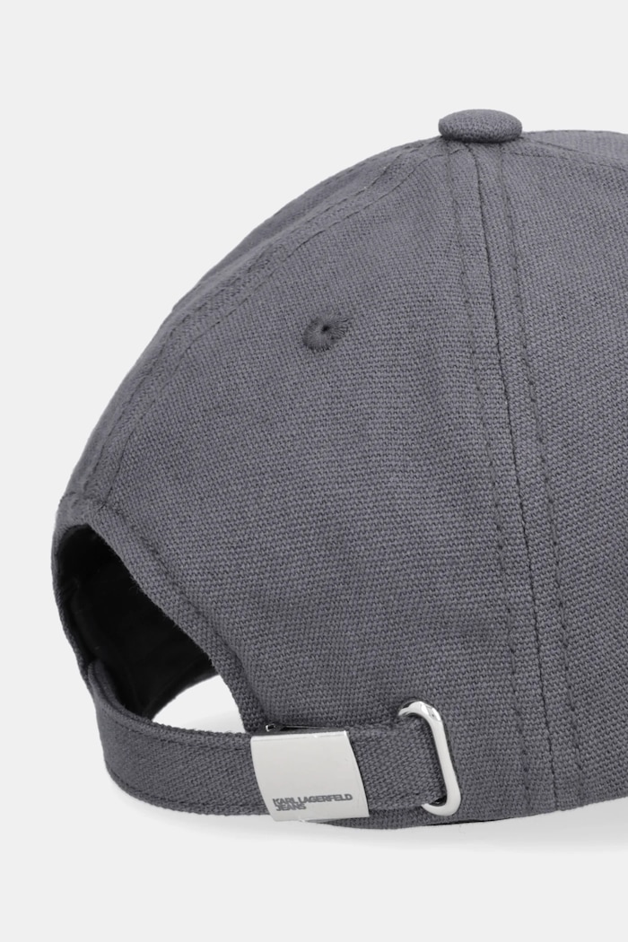 Kiegészítők Karl Lagerfeld Jeans pamut baseball sapka A1W33002 szürke