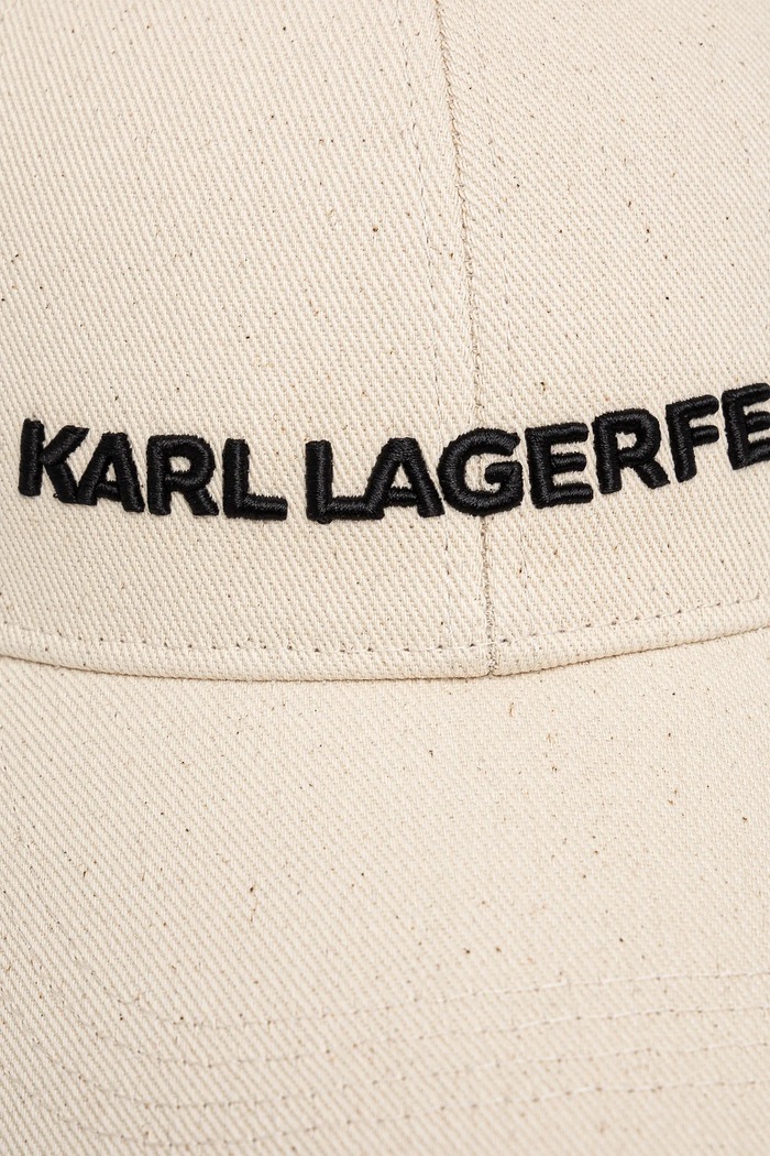 Karl Lagerfeld pamut baseball sapka A1W33071 bézs AA00