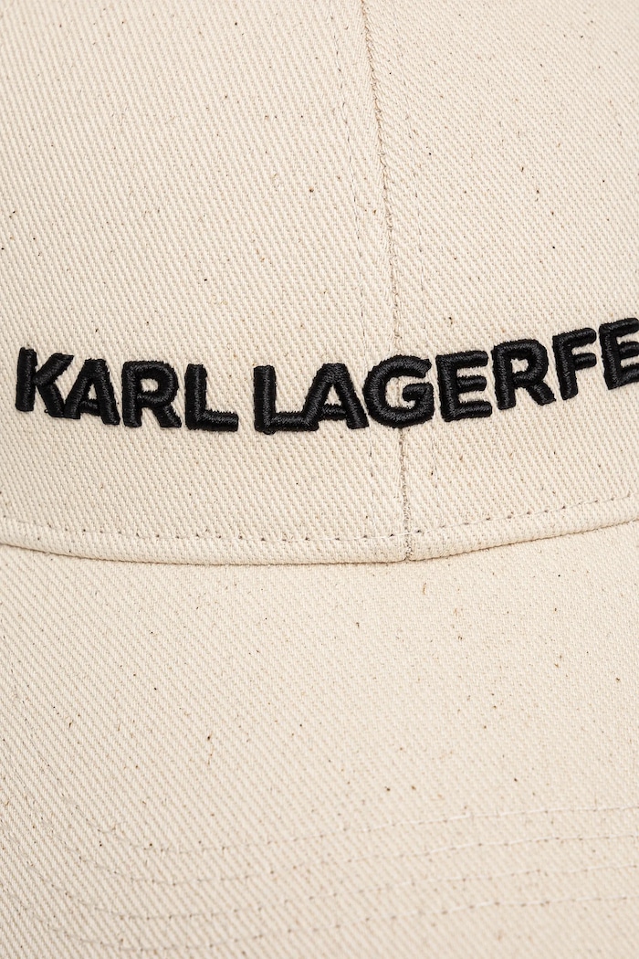 Karl Lagerfeld pamut baseball sapka A1W33071 bézs AA00
