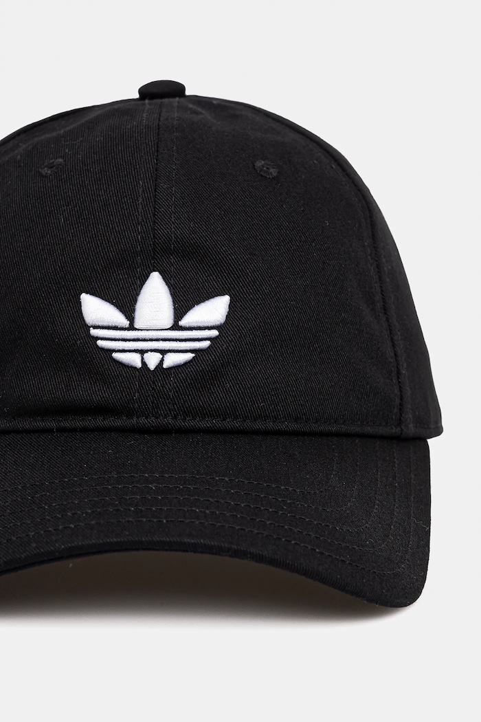 adidas Originals czapka z daszkiem bawełniana BASEBALL AC JC6023 czarny SS25