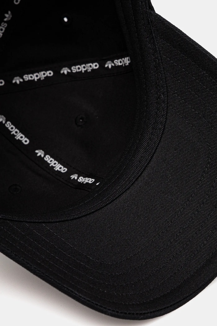adidas Originals czapka z daszkiem bawełniana BASEBALL AC czarny JC6023
