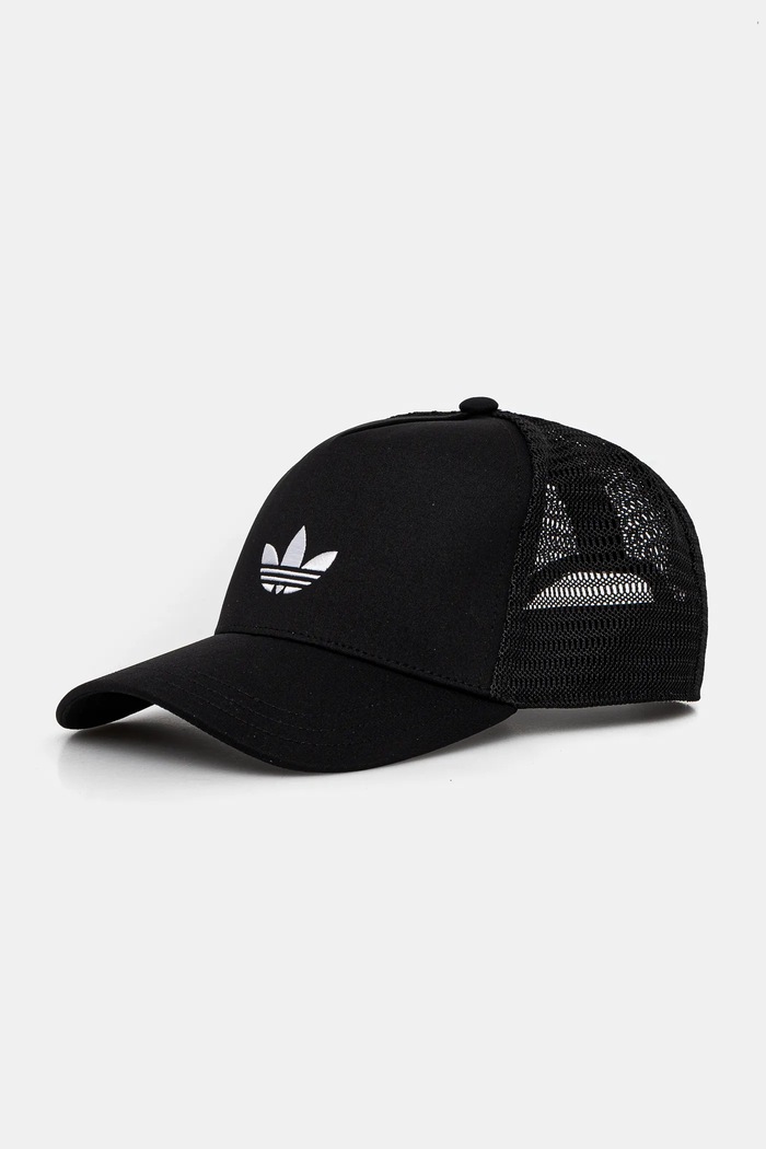 Šiltovka adidas Originals CURVED TRUCKER ostatné čierna JC6038