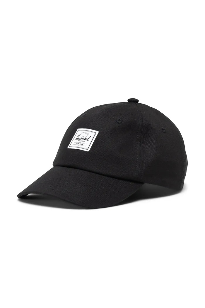 Herschel Șapcă de baseball din bumbac negru 50554.00001.OS