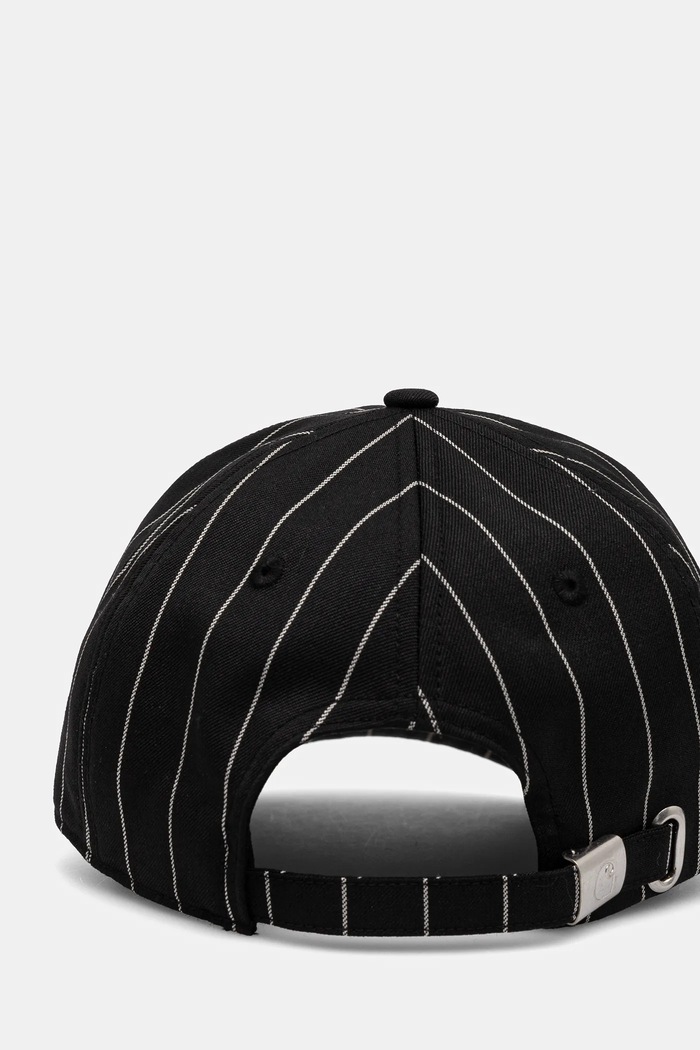 Kapa sa šiltom s dodatkom vune Carhartt WIP Seaton Cap I034348.2MBXX crna SS25