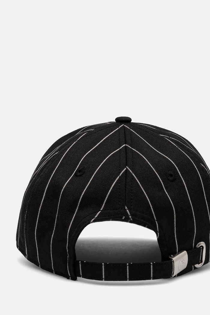 Kapa sa šiltom s dodatkom vune Carhartt WIP Seaton Cap I034348.2MBXX crna SS25