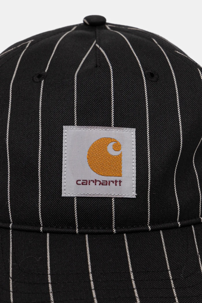 Kapa sa šiltom s dodatkom vune Carhartt WIP Seaton Cap crna I034348.2MBXX