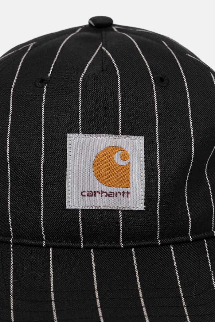 Kapa sa šiltom s dodatkom vune Carhartt WIP Seaton Cap crna I034348.2MBXX