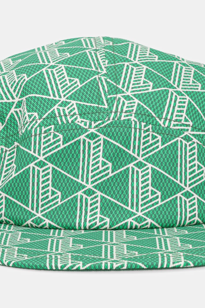 Lacoste czapka z daszkiem bawełniana RK0763 zielony SS25