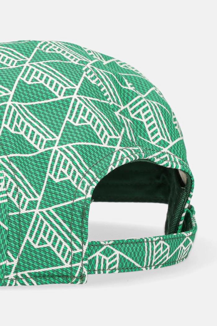 Akcesoria Lacoste czapka z daszkiem bawełniana RK0763 zielony