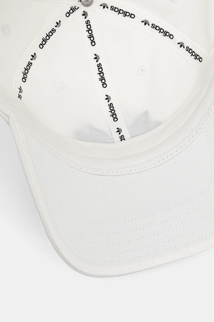 adidas Originals czapka z daszkiem bawełniana Nelson biały JD0991