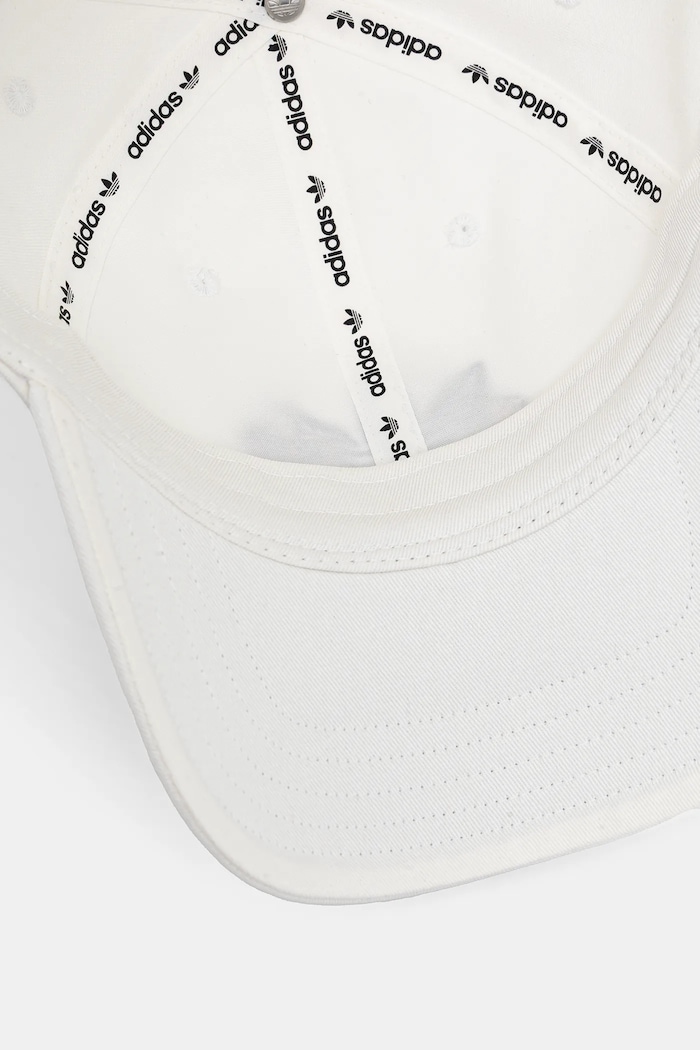 adidas Originals czapka z daszkiem bawełniana Nelson biały JD0991
