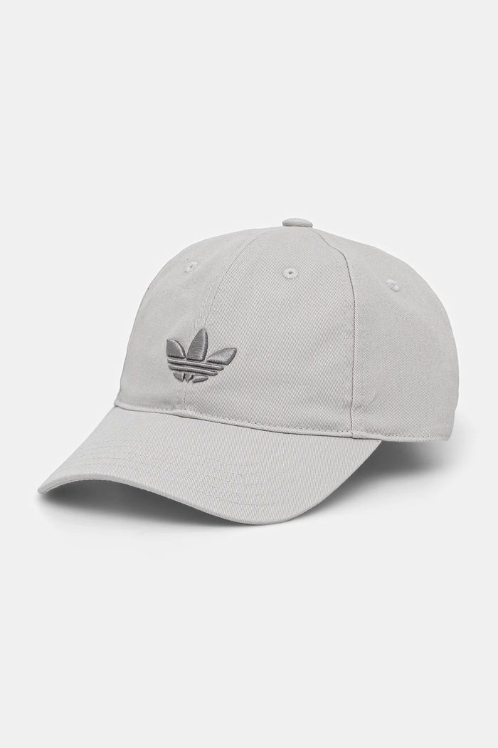 adidas Originals berretto da baseball in cotone cotone grigio JC6029