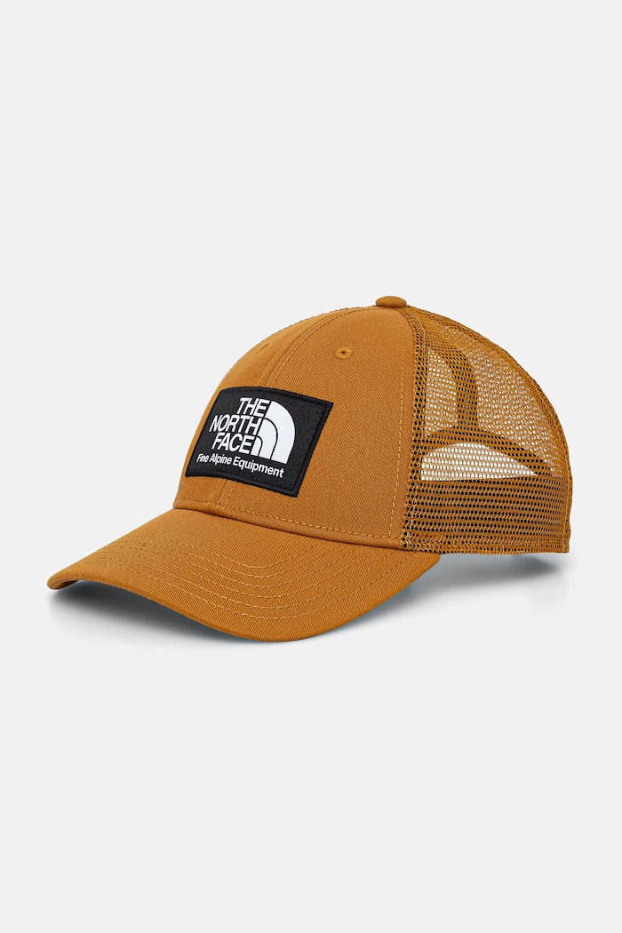 The North Face czapka z daszkiem Mudder Trucker aplikacja brązowy NF0A5FXAVC71