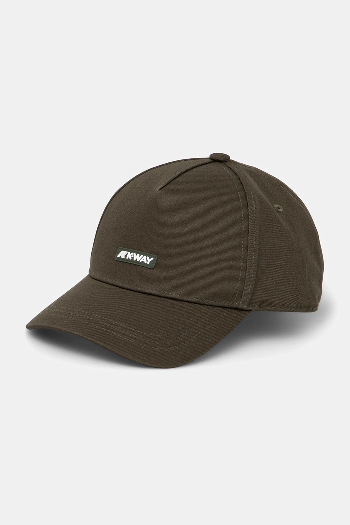 K-way Șapcă de baseball din bumbac verde K8132SW