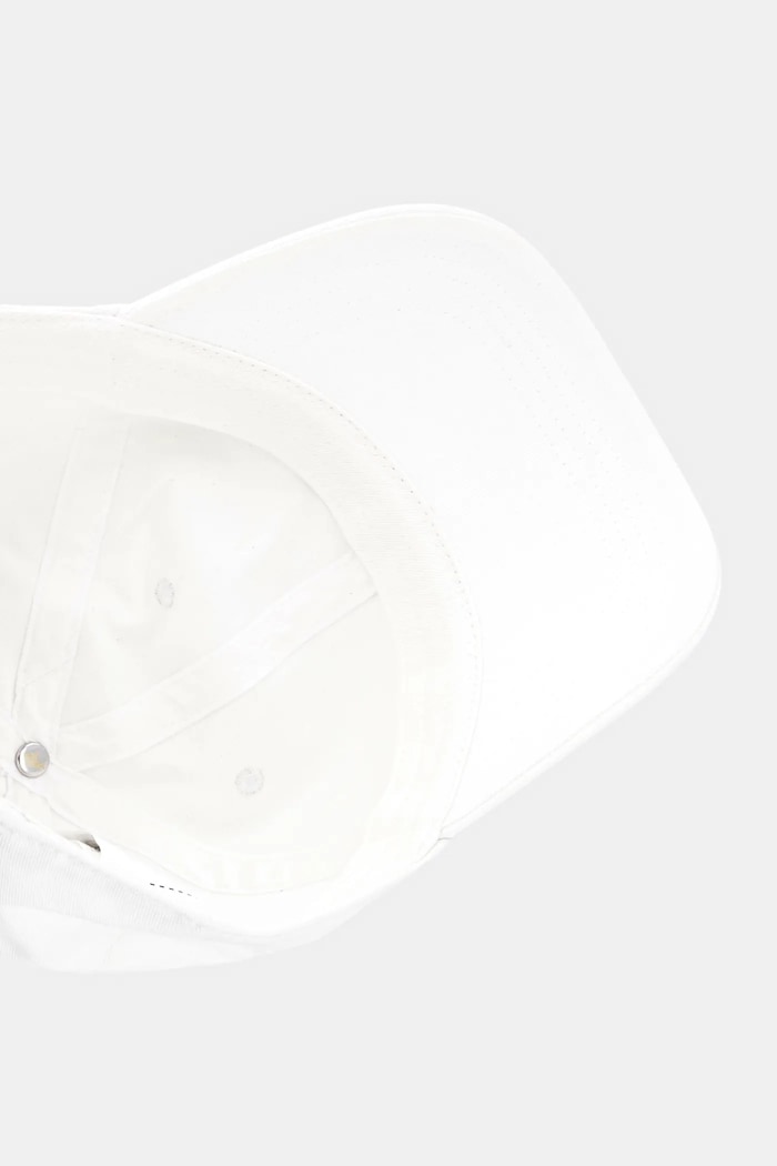 K-Way șapcă de baseball din bumbac alb K81433W