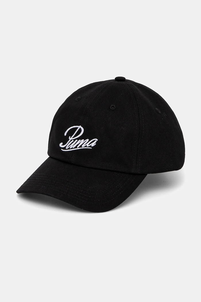 Puma Bavlněná baseballová čepice Puma černá 25996