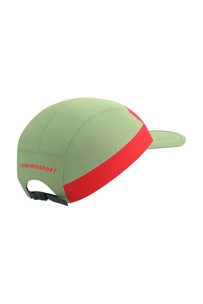 Czapka z daszkiem 5 Panel Light Compressport XHWU7926 zielony