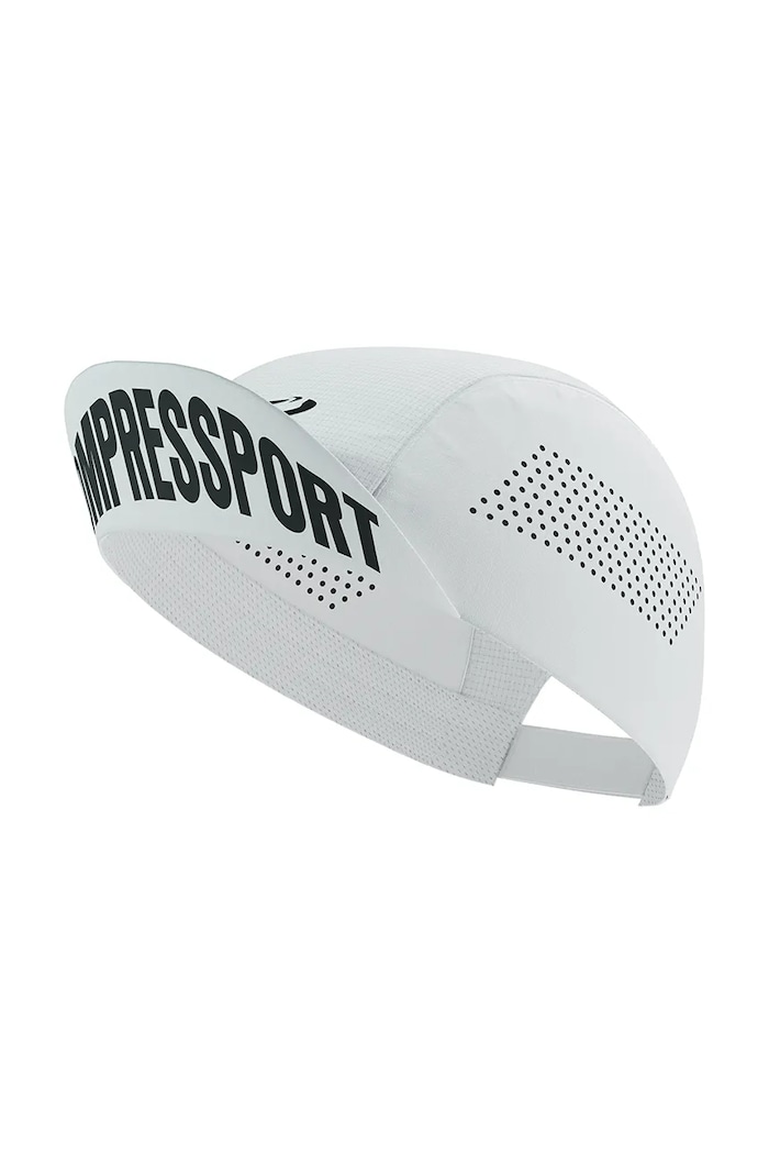 Compressport czapka z daszkiem Pro Racing XHWU732 biały SS25