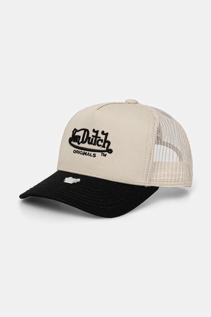 Von Dutch czapka z daszkiem pozostałe beżowy 7030831
