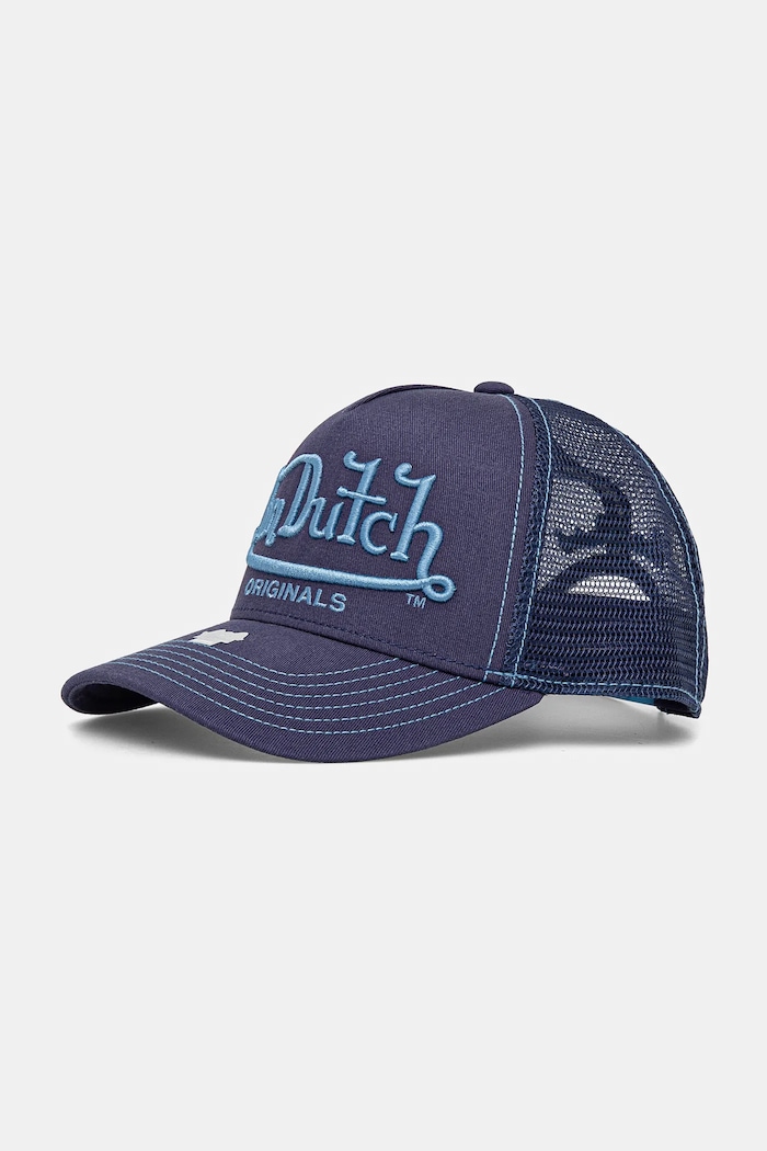 Von Dutch czapka z daszkiem aplikacja granatowy 7030862