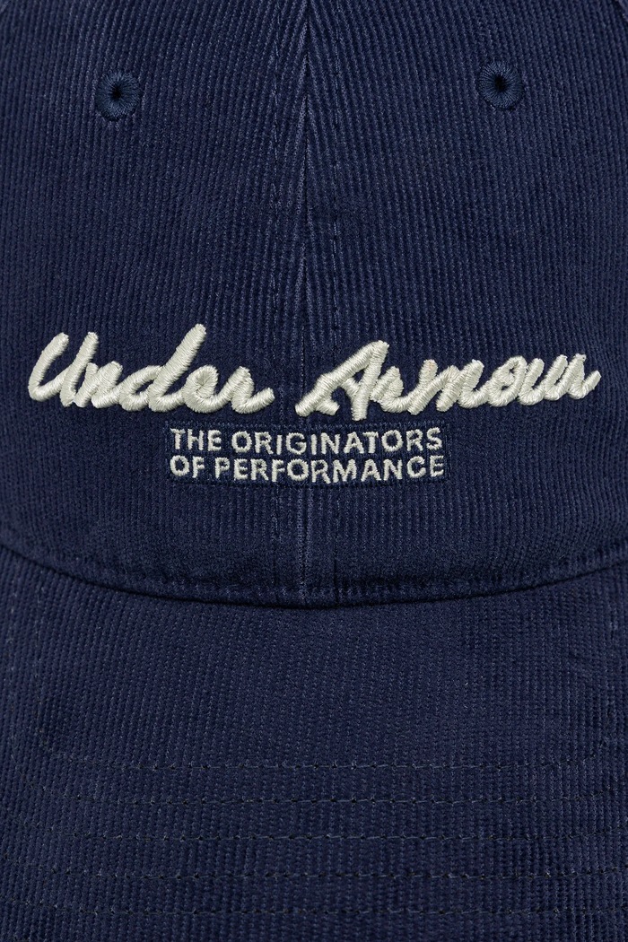 Manšestrová kšiltovka Under Armour 1386628 námořnická modř AW25