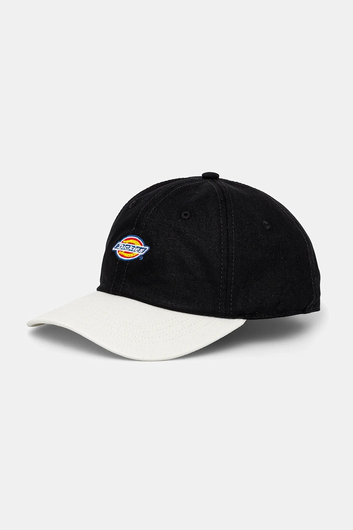 Pamučna kapa sa šiltom Dickies pamuk crna DK0A4Z6LBLK1