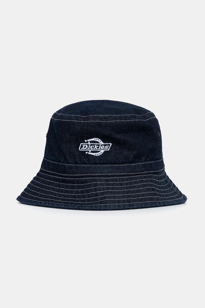 Βαμβακερό καπέλο Dickies απλικέ σκούρο μπλε DK0A4Z6ORIN1