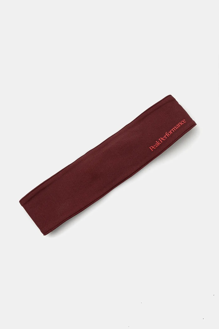 Čelenka Peak Performance stredne hrubá burgundské G80370