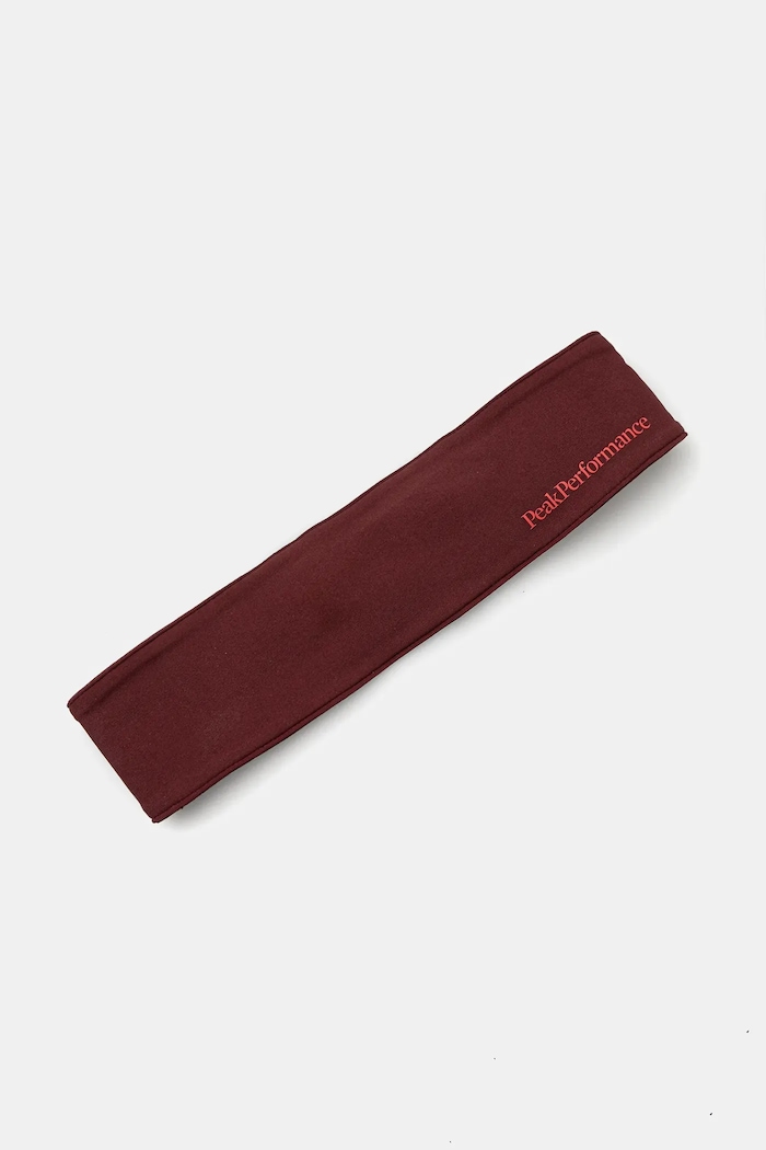 Čelenka Peak Performance stredne hrubá burgundské G80370