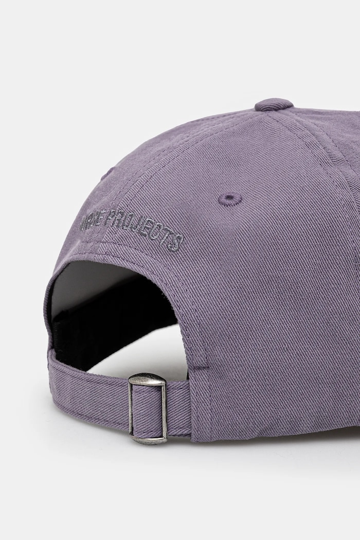Akcesoria Norse Projects czapka z daszkiem bawełniana Twill Sports Cap N80.0001.6018 fioletowy