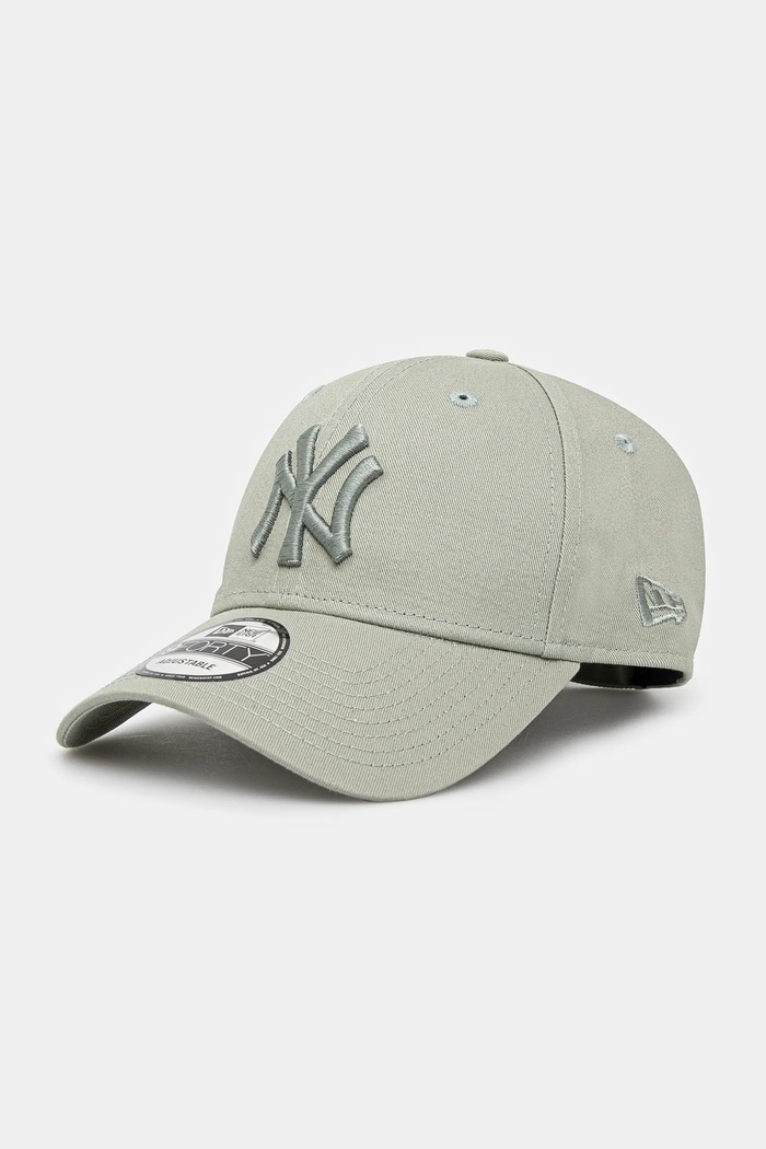 Bavlněná baseballová čepice New Era bavlna zelená 60595160