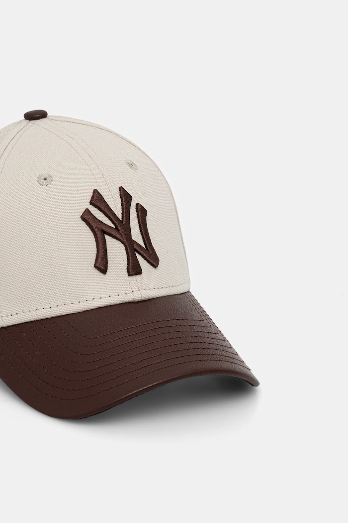 New Era czapka z daszkiem bawełniana 60595387 beżowy SS25